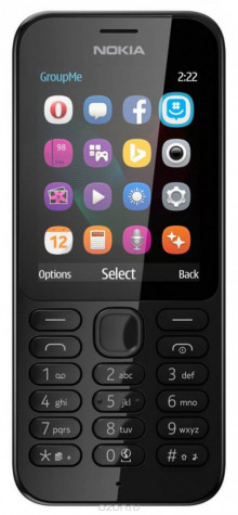 Nokia 222 SS, Black Nokia 222 SS, Black